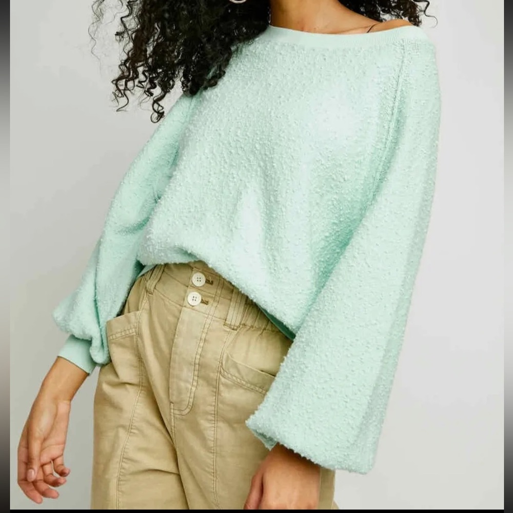 Free People Found my Friend Textured Sweater